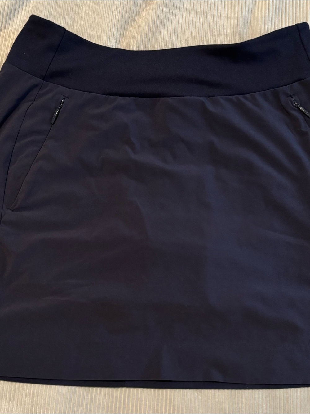 Athleta Navy Skort with Zip Pockets